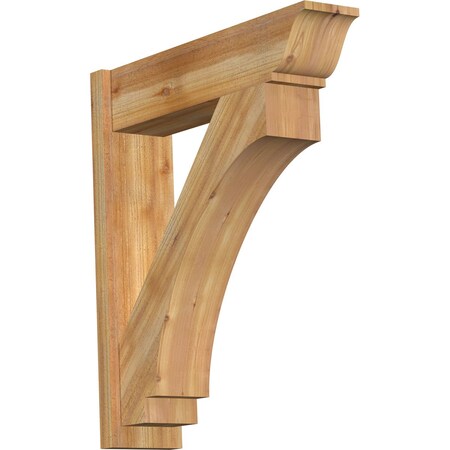 Ekena Millwork Imperial Rough Sawn Traditional Outlooker, Western Red Cedar, 8"W x 32"D x 36"H OUT08X32X36IMP01RWR